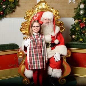 Festive Red and Green Plaid Kids Dress Beaufort Bonnet